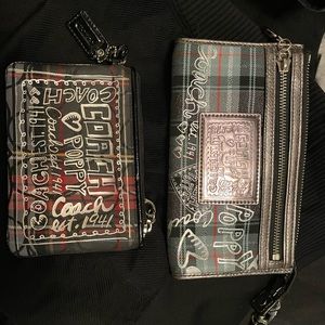 Coach poppy wristlets